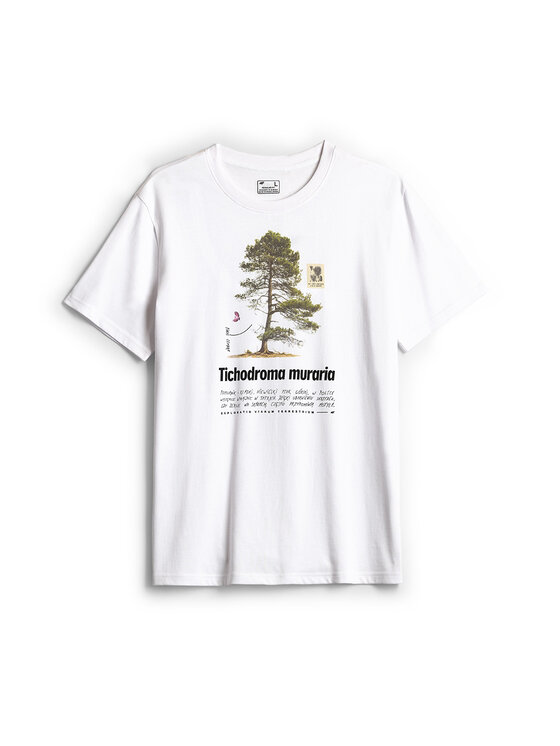 4F 4F T-Shirt OVERLAND Biały Regular Fit