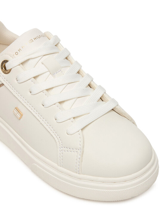 Tommy Hilfiger Tommy Hilfiger Sneakersy Low Cut Lace-Up T3A9-34248-1355 S Bílá