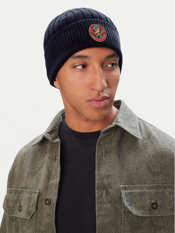 Tommy Hilfiger Tommy Hilfiger Czapka Th Crest Gifting AM0AM14885 Granatowy