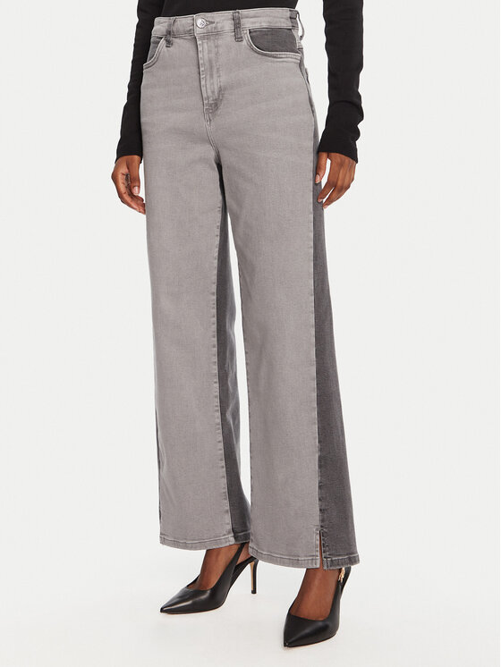 LOLA CASADEMUNT LOLA CASADEMUNT Jeansy LF2514015 Šedá Wide Leg