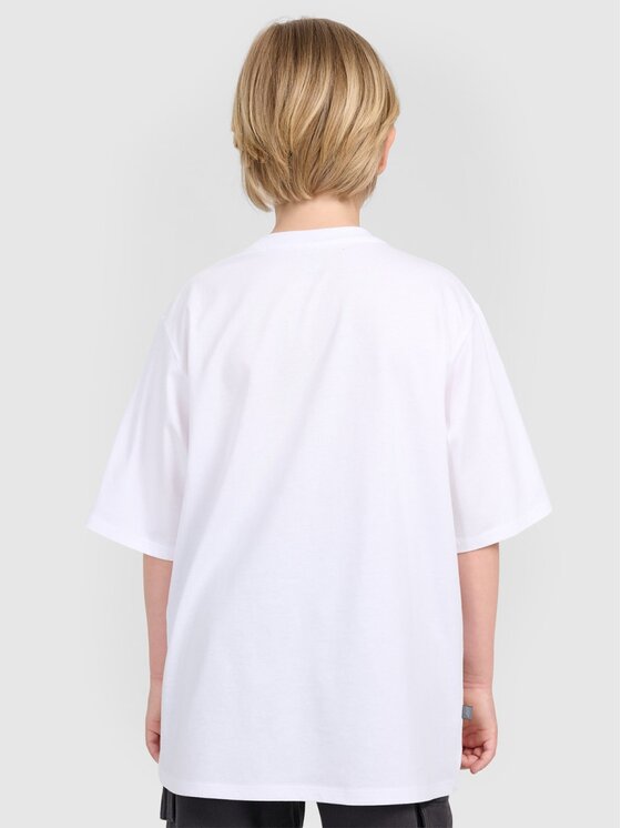 4F 4F T-Shirt 4FJRAW25TTSHM3062-10S Biały Oversize