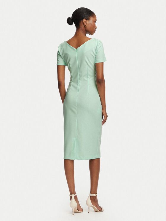 Rinascimento Rinascimento Abito da cocktail CFC0129420003 Verde Slim Fit