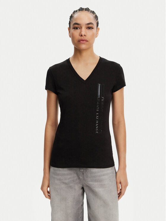 Armani Exchange Armani Exchange T-Shirt XW000529 AF10356 UC001 Czarny Slim Fit