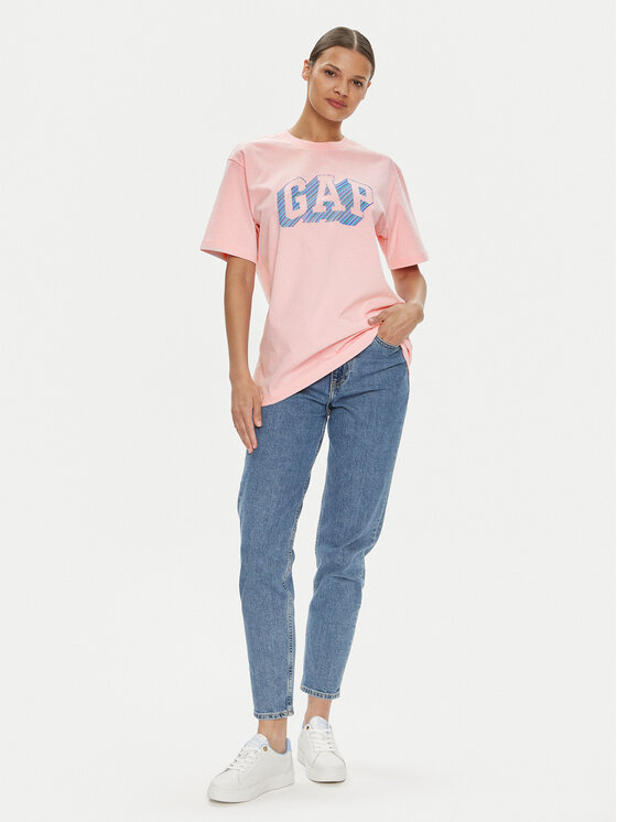 Gap Gap T-Shirt 664011-00 Růžová Regular Fit