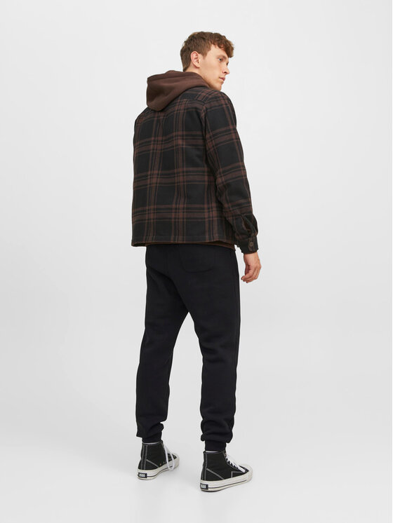 Jack & Jones Jack & Jones Spodnie dresowe Gordon 12249274 Czarny Regular Fit