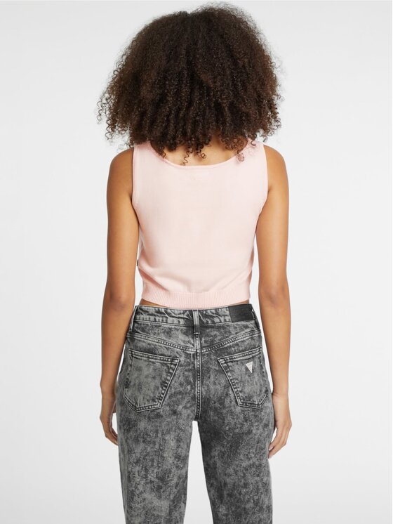 Guess Jeans Guess Jeans Sweter 168523 Różowy Classic Fit