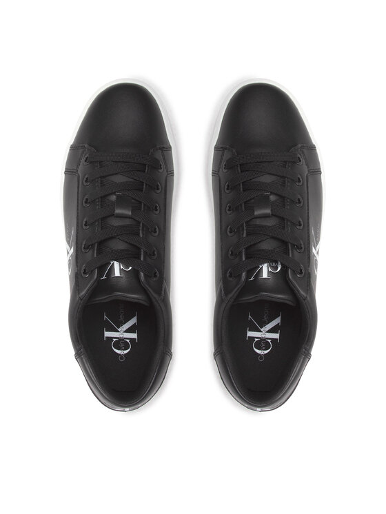 Calvin Klein Jeans Calvin Klein Jeans Laisvalaikio batai Classic Cupsole Laceup Low Lth YM0YM00491 Juoda