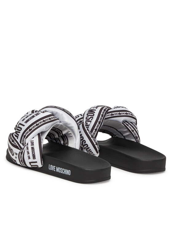 LOVE MOSCHINO LOVE MOSCHINO Şlapi JA28312G0MIW310A Alb