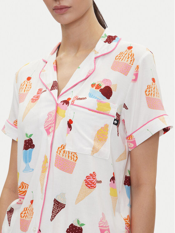 Kate Spade Kate Spade Pijama KSI12746 Alb Regular Fit