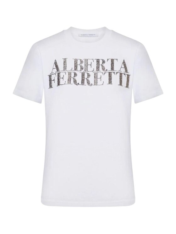 Alberta Ferretti T shirt u a0703 6660 0001 Bianco Regular Fit Modivo