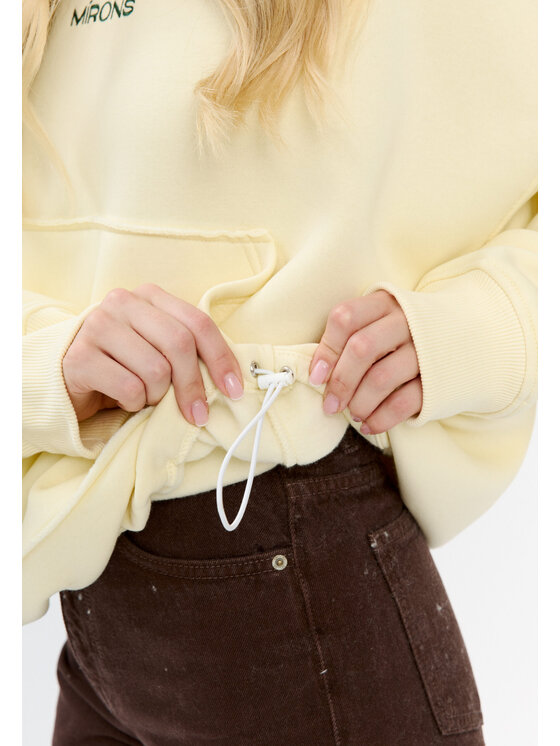 Mirons Mirons Bluza soft Beżowy Oversize