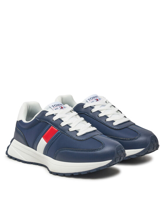 Tommy Hilfiger Tommy Hilfiger Sneakersy T3X9-33877-1695X007 S Granatowy
