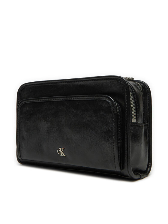 Calvin Klein Jeans Calvin Klein Jeans Handtasche Utility Dbl Zip Camera Bag25 K60K613046 Schwarz