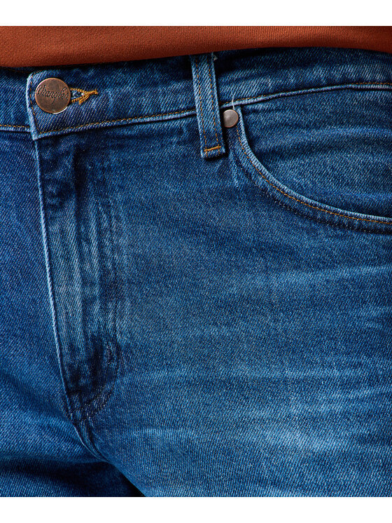 Wrangler Wrangler Jeansy River 112362547 Granatowy Regular Fit