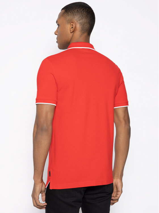 Calvin Klein Calvin Klein Polo Tipping K10K104915 Rosso Slim Fit
