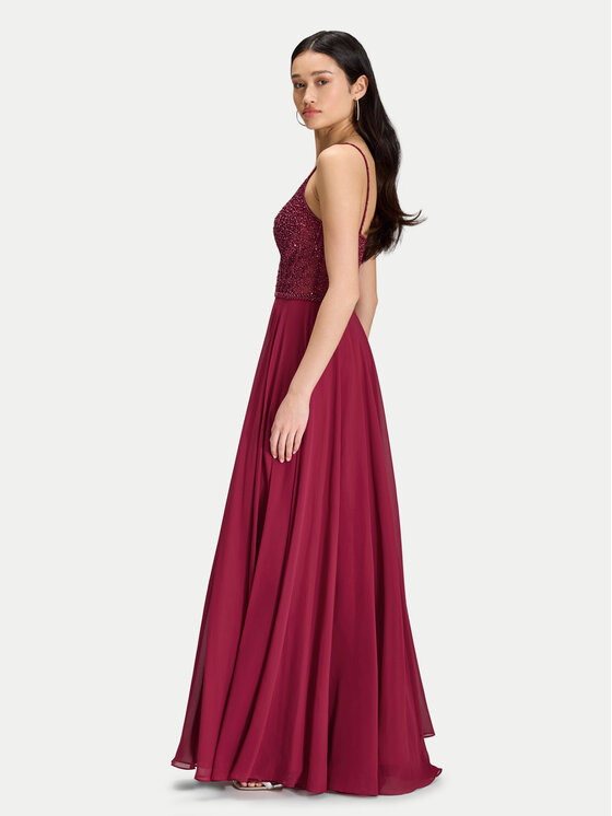 Hey Kyla Hey Kyla Rochie de seară 5AK023HK Vișiniu Regular Fit