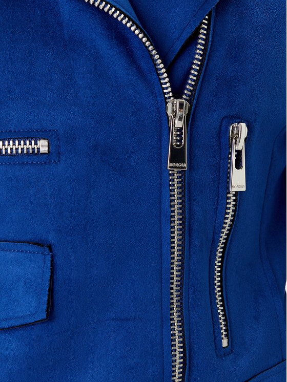 Morgan Morgan Giacca in similpelle 241-GOUSMI Blu Regular Fit
