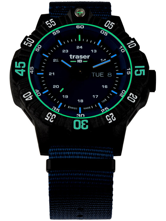 Traser Traser Zegarek TS-110724 Niebieski