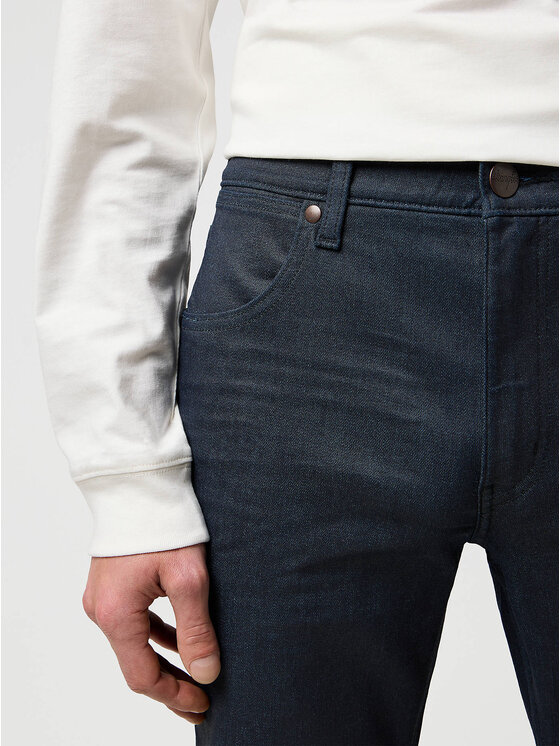 Wrangler Wrangler Spodnie materiałowe GREENSBORO Niebieski Straight Fit