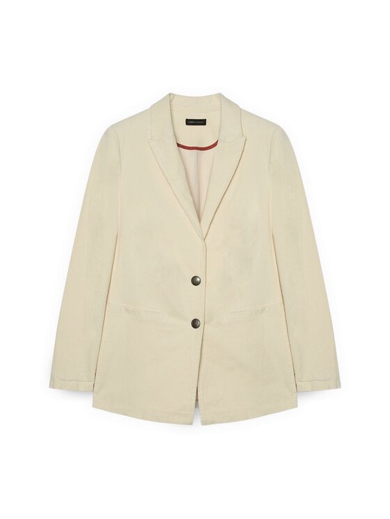 Fiorella Rubino Fiorella Rubino Giacca outdoor Q547T000232N021 Bianco Slim Fit