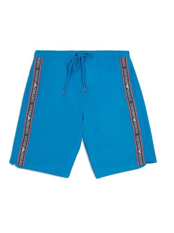 Emporio Armani Emporio Armani Šortky z materiálu 211745 0P443 04433 Modrá Regular Fit