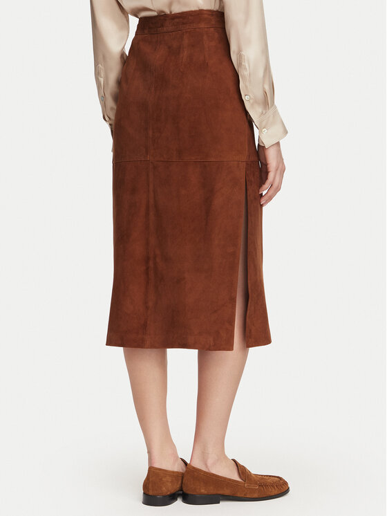 Marella Marella Odinis sijonas Marmo 2623406021 Ruda Regular Fit