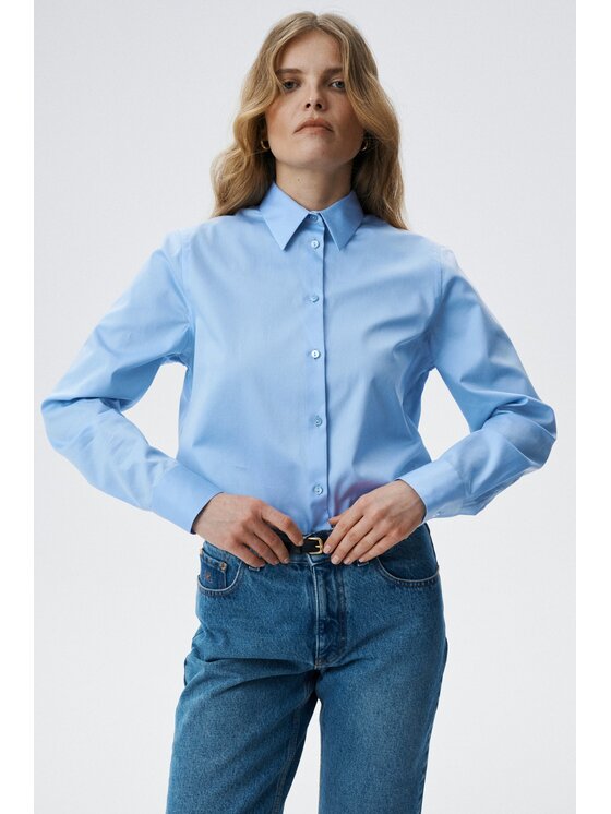 MARI PRETI MARI PRETI Camicia Elysian Blu Regular Fit
