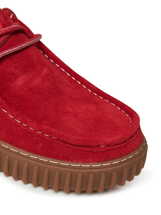 Clarks Clarks Półbuty Torhill Low 26180908 Czerwony