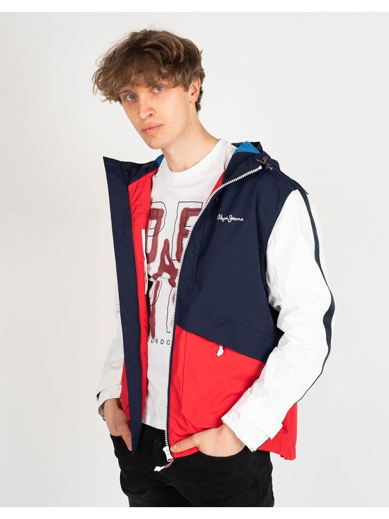 Pepe Jeans Pepe Jeans Bunda pro přechodné období PM402400 | Anthony Bílá Regular Fit