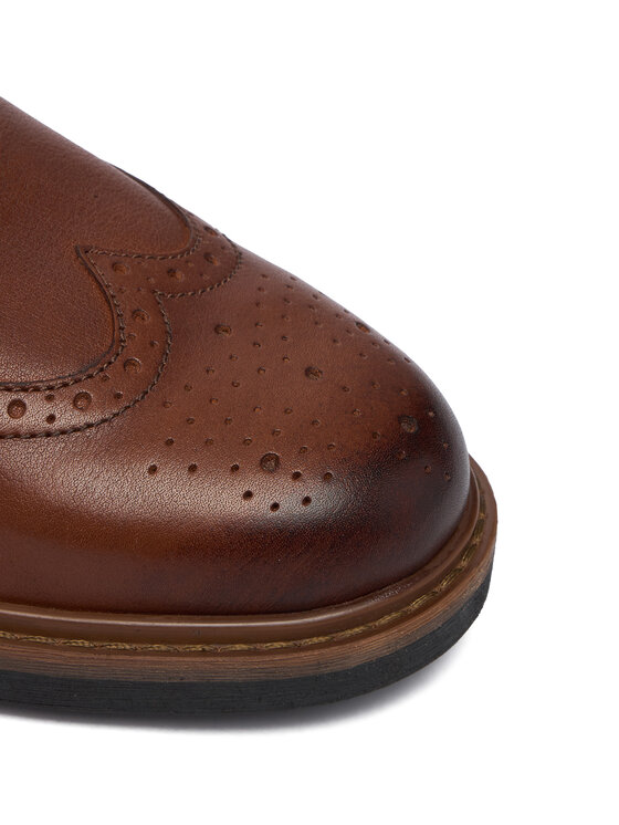 Clarks Clarks Kozačky Newford LaceBT 26183376 Hnědá