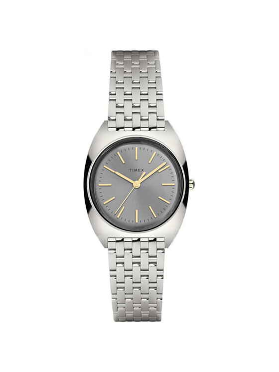 Timex Timex Zegarek TW2T90300 Srebrny