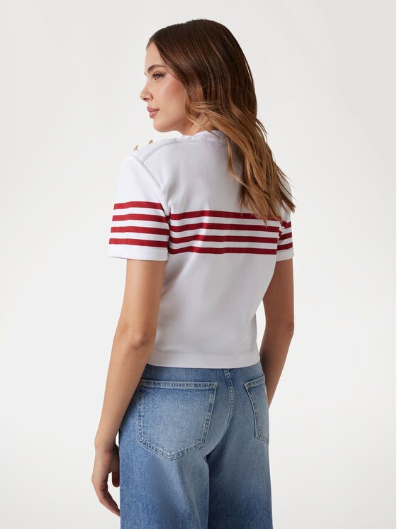Guess Guess T-Shirt 176709 Biały Classic Fit