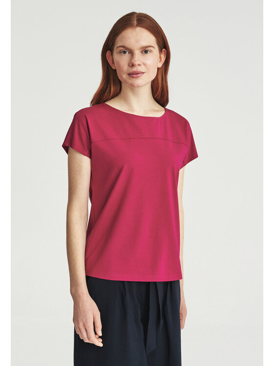 TATUUM TATUUM Bluzka MANDINI Różowy Classic Fit