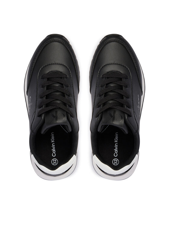 Calvin Klein Calvin Klein Sportcipők Low Cut Lace-Up Sneaker V3A9-83110-1355 S Fekete