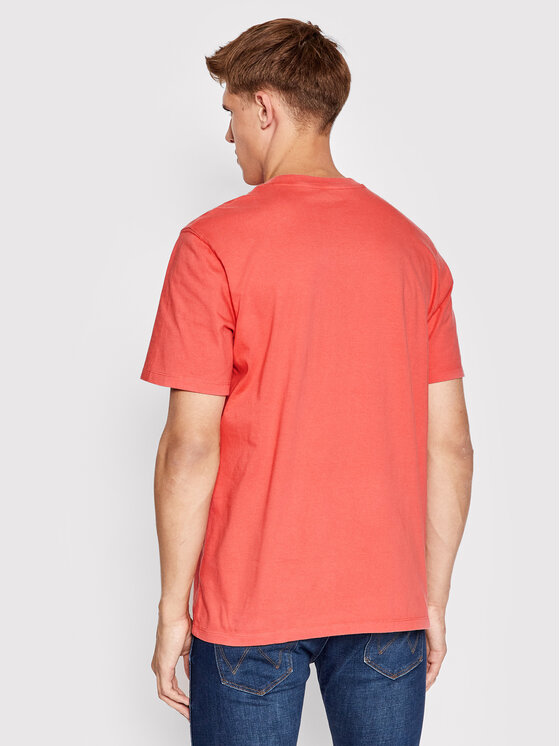 Wrangler Wrangler T-Shirt Collegiate W7E0EJ 112146307 Różowy Regular Fit