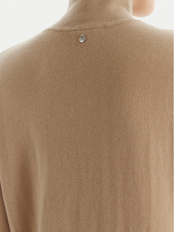 BOSS BOSS Rollkragenpullover C_Faghettini 50551356 Beige Regular Fit