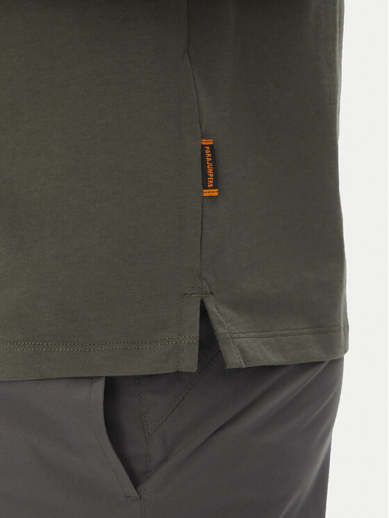 Parajumpers Parajumpers Polo Rescue 25SMPMPORE10 Zielony Regular Fit