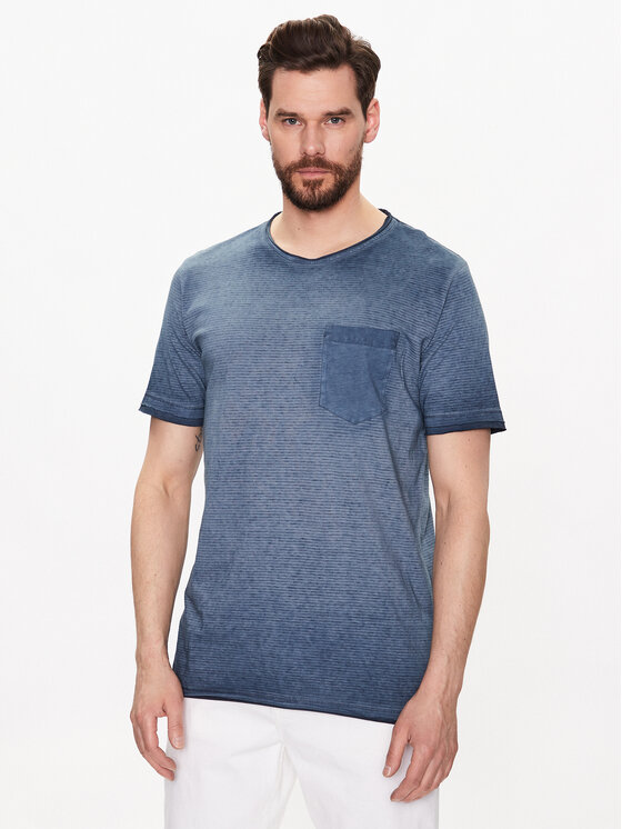 Lindbergh Lindbergh T-shirt 30-420053 Blu Regular Fit