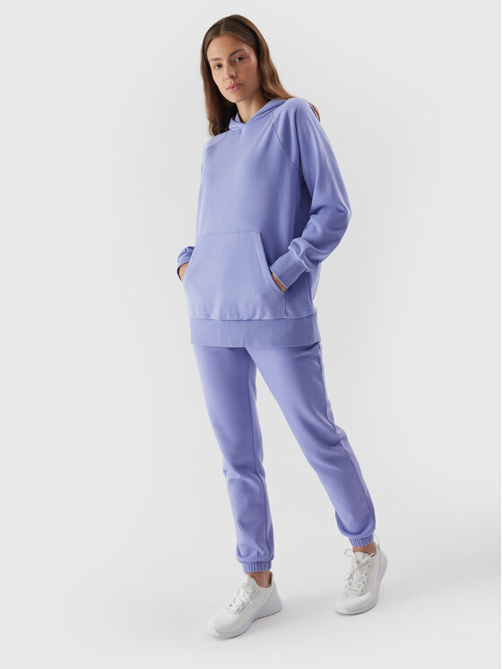 4F 4F Mikina 4FAW23TSWSF0725 Modrá Regular Fit