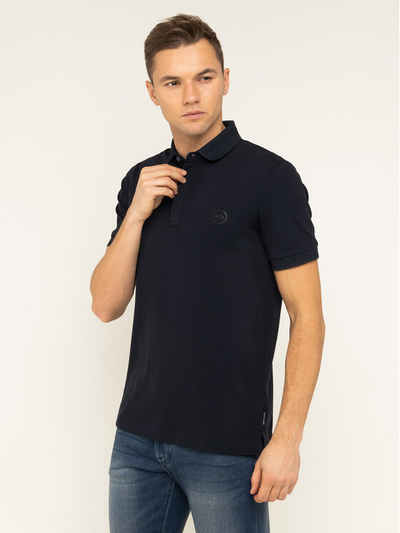 Armani Exchange Armani Exchange Polo 8NZF91 ZJ81Z 1510 Blu scuro Slim Fit