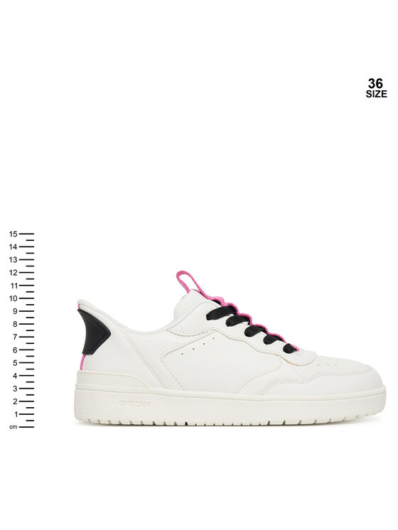 Geox Geox Sneakersy J Washiba Fast In Gi J56NSA 05415 C0563 D Bílá