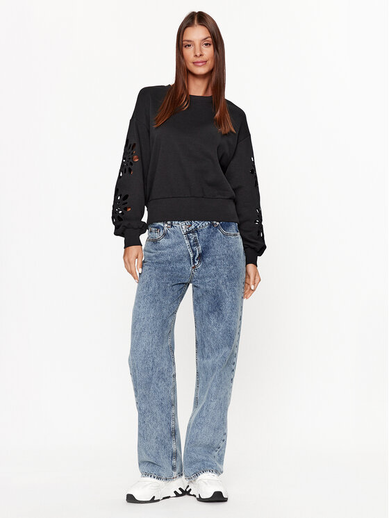 ONLY Sweatshirt 15303920 Schwarz Regular Fit | Modivo.de