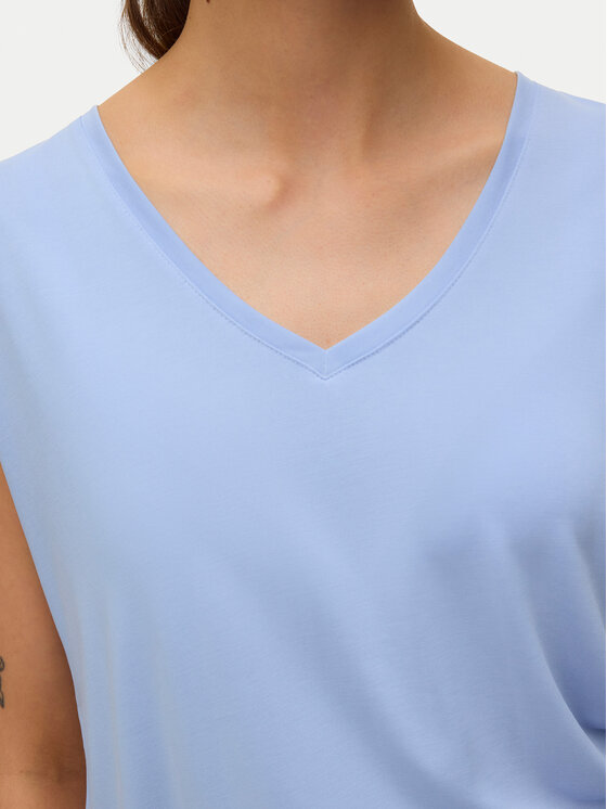 Vero Moda Vero Moda T-Shirt Filli 10247666 Světle modrá Relaxed Fit