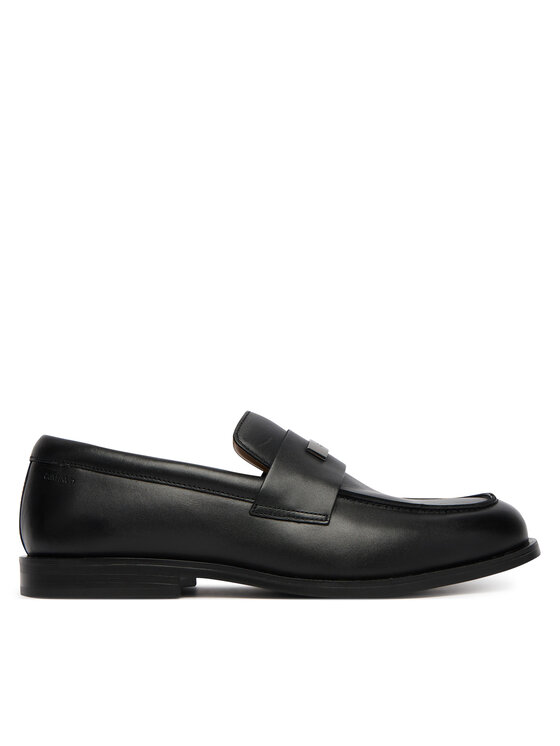 Calvin Klein Calvin Klein Pantofi Ess Rubber Loafer Hw Plaq Va Lth HM0HM02177 Negru