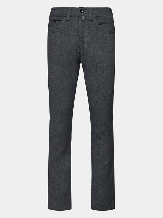 Pierre Cardin Pierre Cardin Штани з тканини 34540/1033/9314 Сірий Tapered Fit