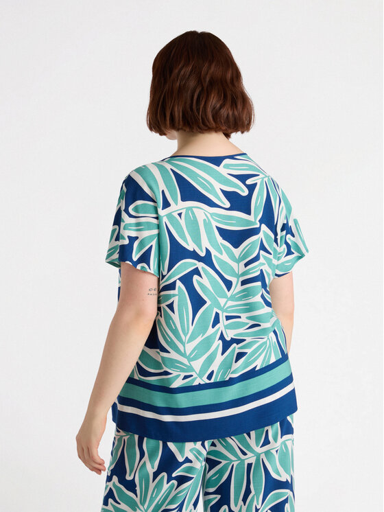 Fiorella Rubino Fiorella Rubino Blusa 2791T002290N0Z4 Blu Boxy Fit