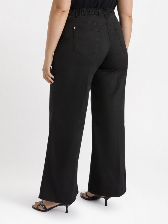 Fiorella Rubino Fiorella Rubino Spodnie materiałowe P735T005106N033 Czarny Over Fit