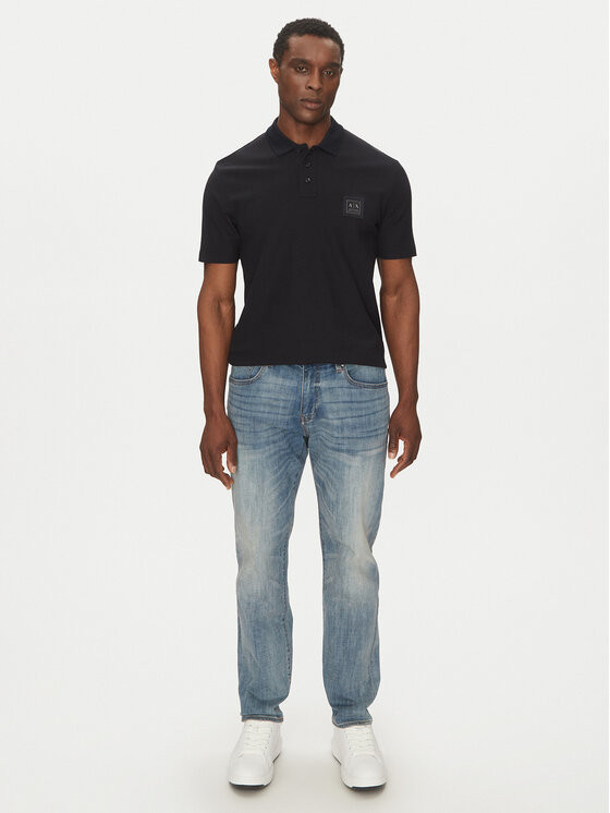 Armani Exchange Armani Exchange Polo XM000356 AF12758 UB101 Granatowy Regular Fit
