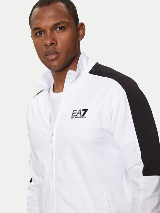 EA7 Emporio Armani EA7 Emporio Armani Tepláková souprava 6DPV57 PJVRZ 21BA Bílá Regular Fit