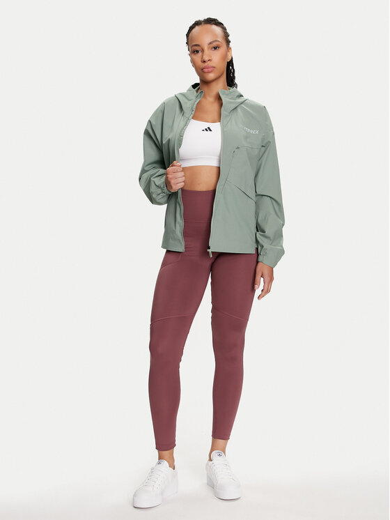 adidas adidas Větrovka Terrex Xploric IN4629 Zelená Loose Fit